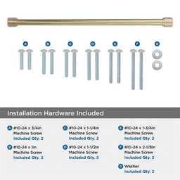 457mm Faircrest Appliance Pull, Golden Champagne Alt 2 - Image