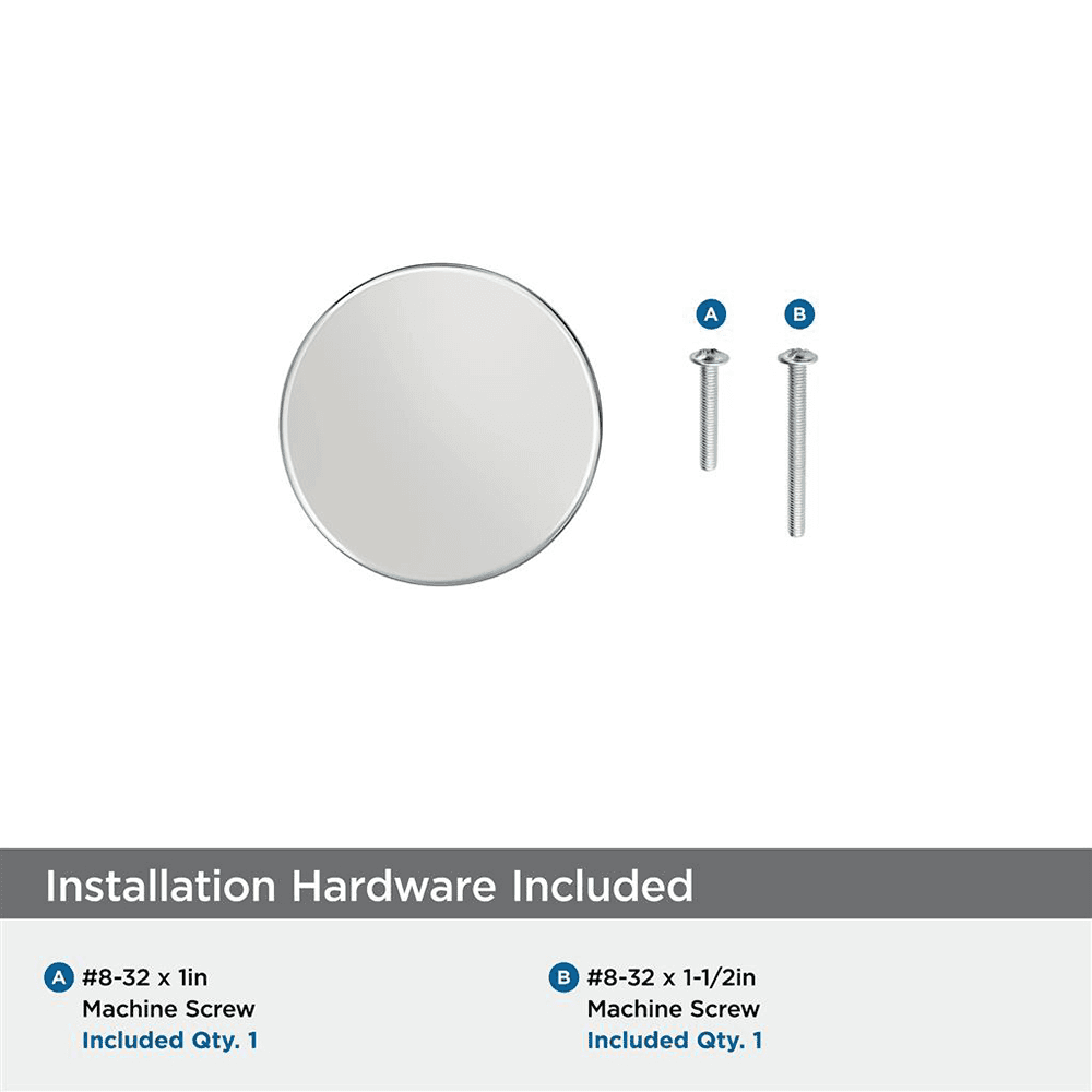 1" Balon Cabinet Knob, Polished Chrome Alt 2 - Image