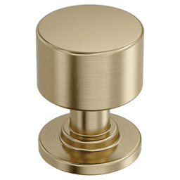 1" Balon Cabinet Knob, Golden Champagne Main - Image