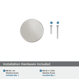 1" Balon Cabinet Knob, Satin Nickel Alt 2 - Image