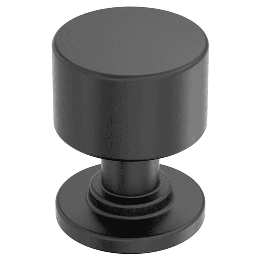 1" Balon Cabinet Knob, Matte Black Main - Image