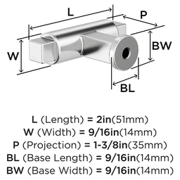 2" Balon Cabinet Knob, Polished Chrome Alt 1 - Image