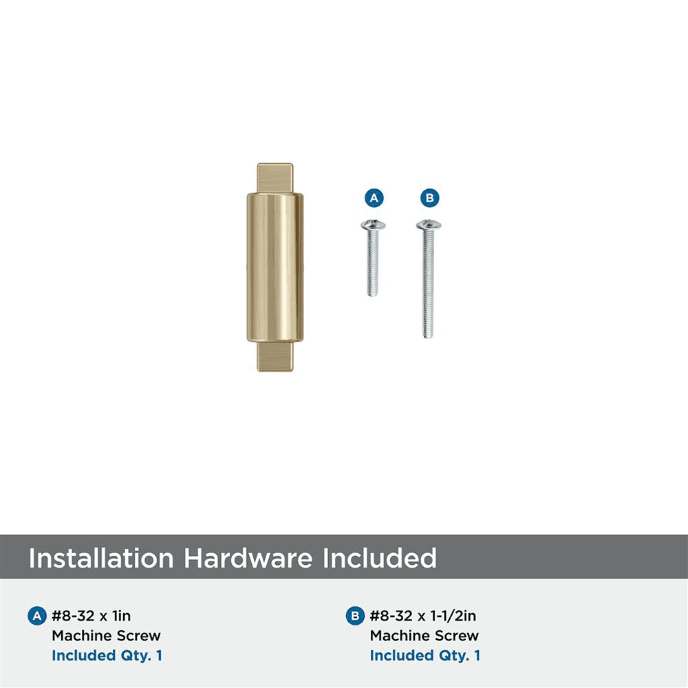 2" Balon Cabinet Knob, Golden Champagne Alt 2 - Image