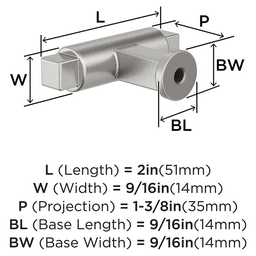 2" Balon Cabinet Knob, Satin Nickel Alt 1 - Image