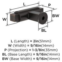 2" Balon Cabinet Knob, Oil-Rubbed Bronze Alt 1 - Image