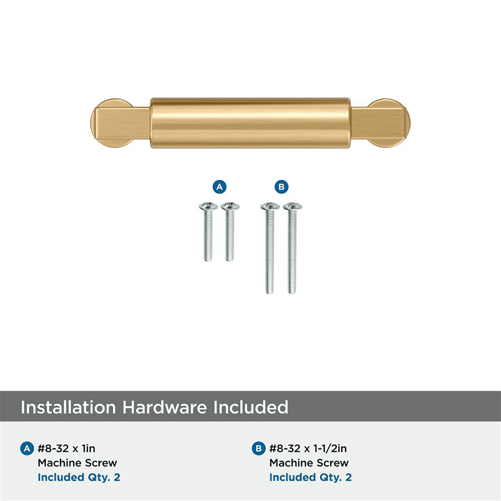 76mm Balon Cabinet Pull, Champagne Bronze Alt 2 - Image