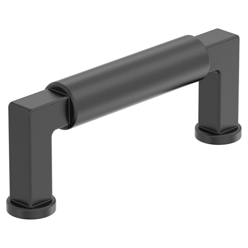76mm Balon Cabinet Pull, Matte Black Main - Image