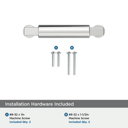 76mm Balon Cabinet Pull, Polished Nickel Alt 2 - Image