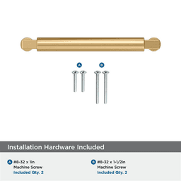 128mm Balon Cabinet Pull, Champagne Bronze Alt 2 - Image