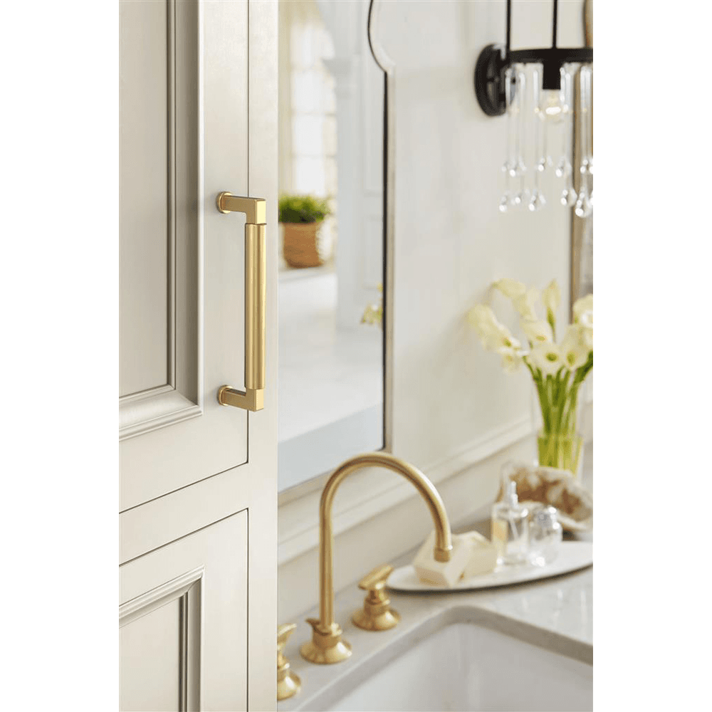 128mm Balon Cabinet Pull, Champagne Bronze Alt 3 - Image