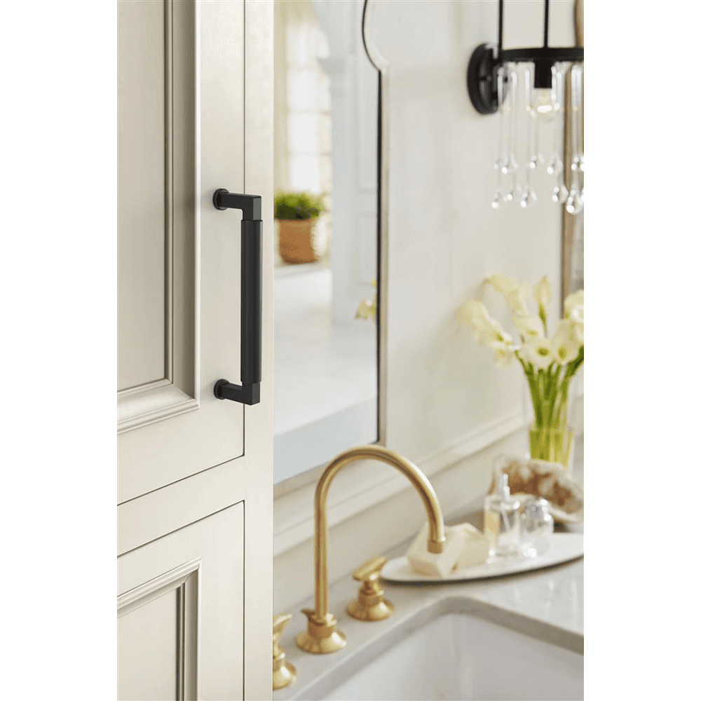 128mm Balon Cabinet Pull, Matte Black Alt 2 - Image