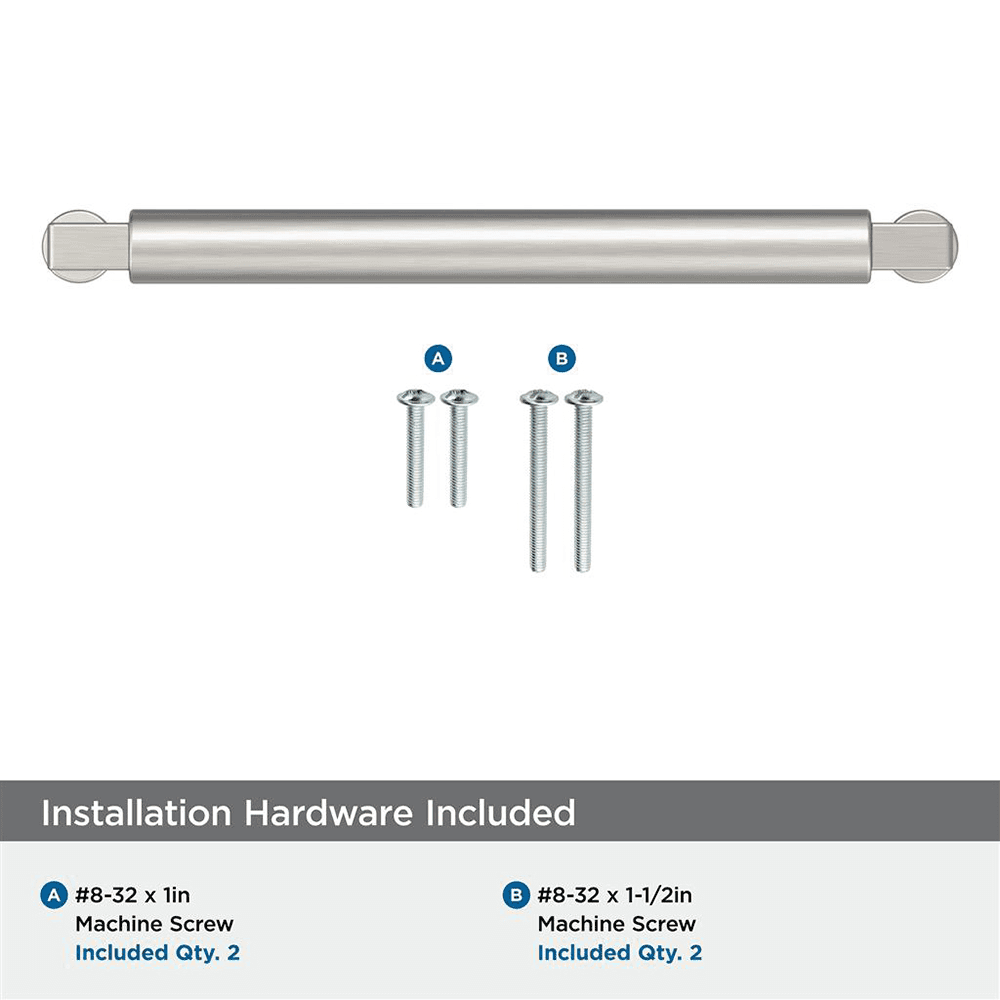 160mm Balon Cabinet Pull, Satin Nickel Alt 2 - Image