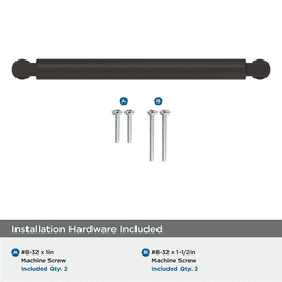 160mm Balon Cabinet Pull, Oil-Rubbed Bronze Alt 2 - Image