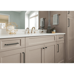 224mm Balon Cabinet Pull, Matte Black Alt 4 - Image