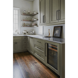 256mm Balon Cabinet Pull, Matte Black Alt 4 - Image