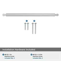 320mm Balon Cabinet Pull, Satin Nickel Alt 2 - Image