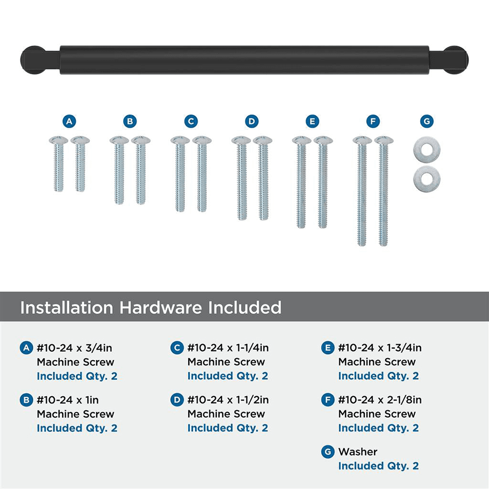 305mm Balon Appliance Pull, Matte Black Alt 2 - Image