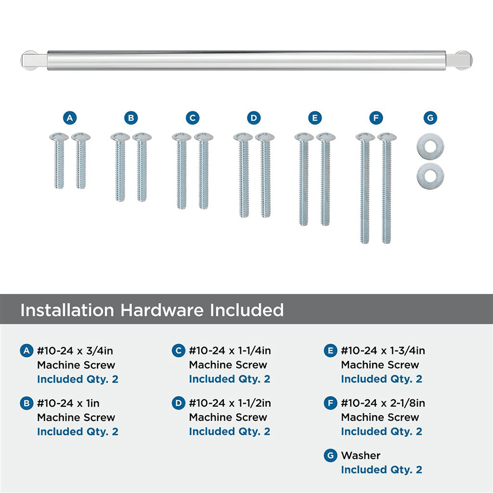 457mm Balon Appliance Pull, Polished Chrome Alt 2 - Image