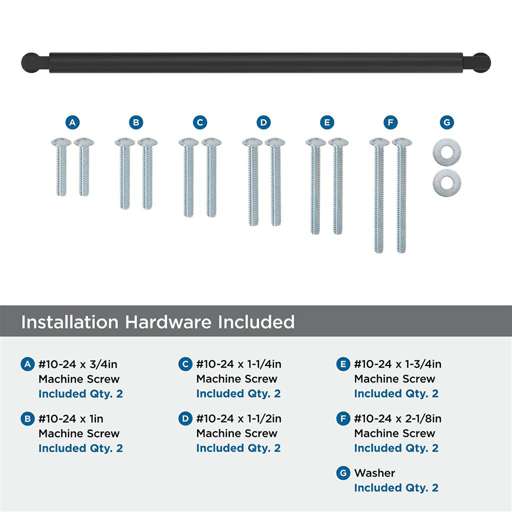 457mm Balon Appliance Pull, Matte Black Alt 2 - Image