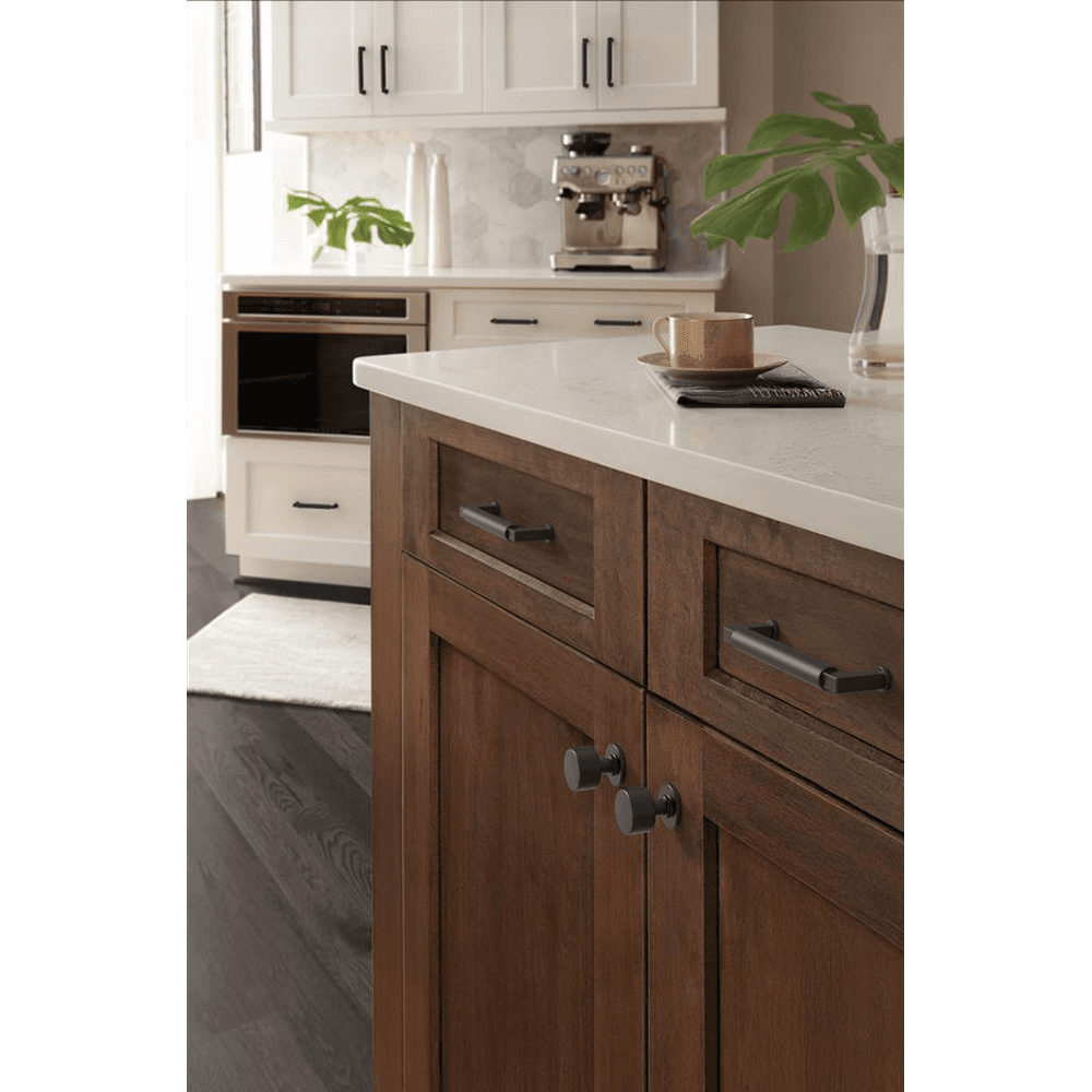 1-1/8" Balon Cabinet Knob, Matte Black Alt 4 - Image