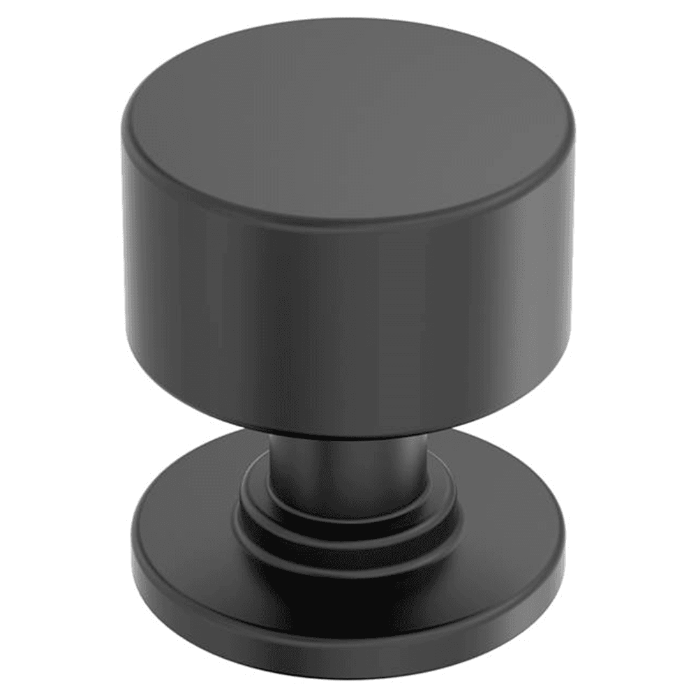 1-1/8" Balon Cabinet Knob, Matte Black Main - Image