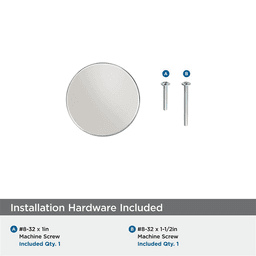 1-1/8" Balon Cabinet Knob, Polished Nickel Alt 2 - Image