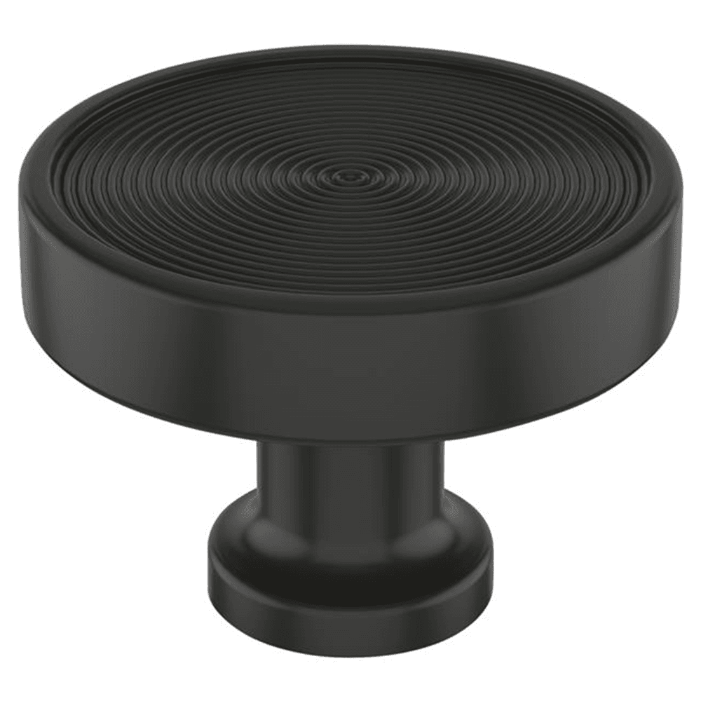 1-3/4" Dupont Circle Cabinet Knob, Matte Black Main - Image