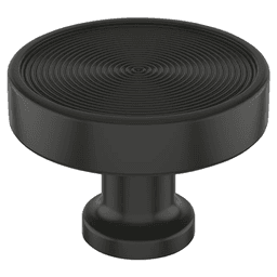 1-3/4" Dupont Circle Cabinet Knob, Matte Black Main - Image