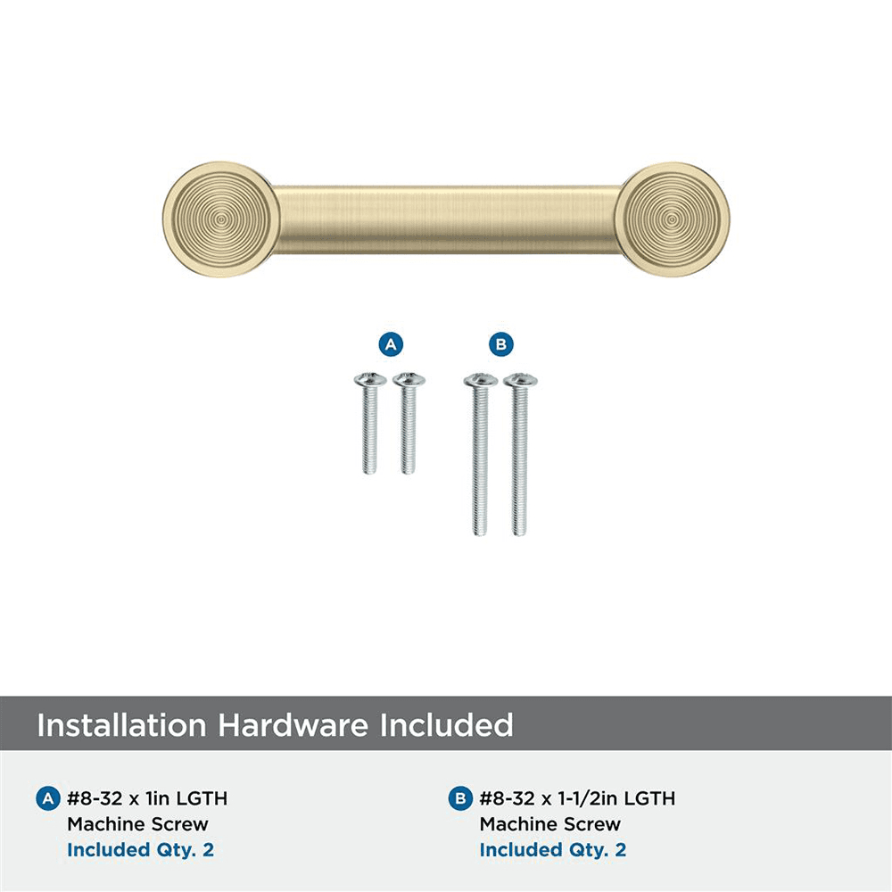 76mm Dupont Circle Cabinet Pull, Golden Champagne Alt 2 - Image