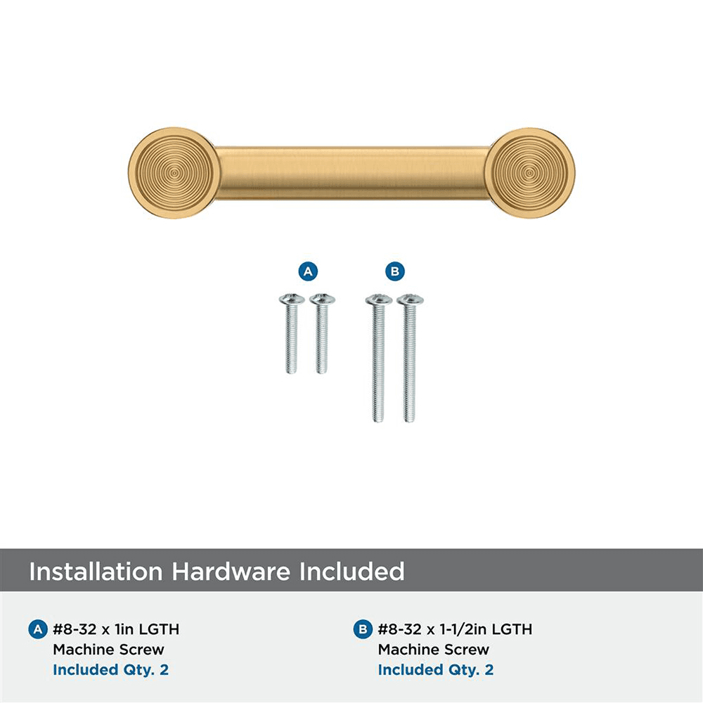 76mm Dupont Circle Cabinet Pull, Champagne Bronze Alt 2 - Image