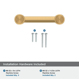 76mm Dupont Circle Cabinet Pull, Champagne Bronze Alt 2 - Image