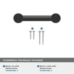 76mm Dupont Circle Cabinet Pull, Matte Black Alt 2 - Image