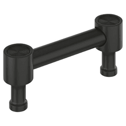 76mm Dupont Circle Cabinet Pull, Matte Black Main - Image
