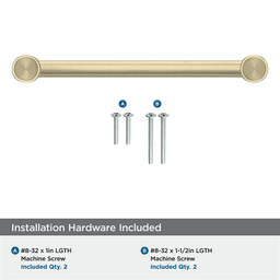 160mm Dupont Circle Cabinet Pull, Golden Champagne Alt 2 - Image