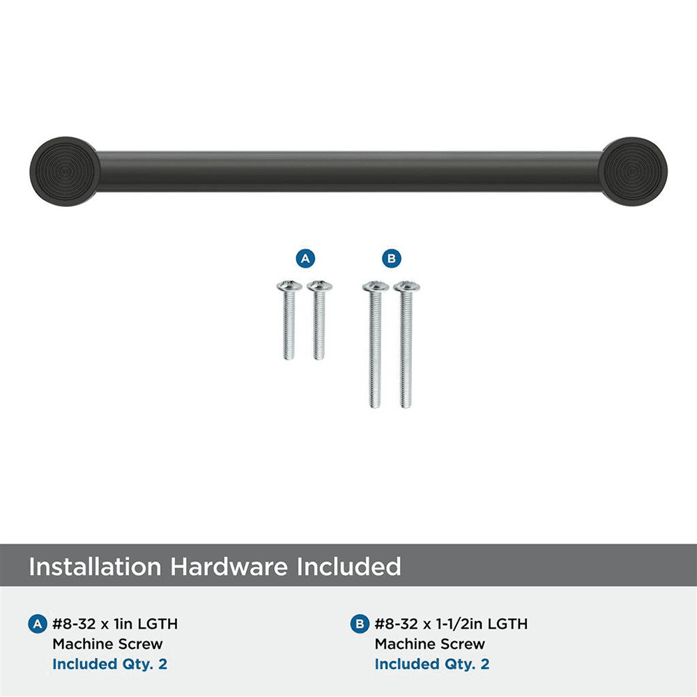 160mm Dupont Circle Cabinet Pull, Matte Black Alt 2 - Image