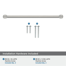 256mm Dupont Circle Cabinet Pull, Satin Nickel Alt 2 - Image