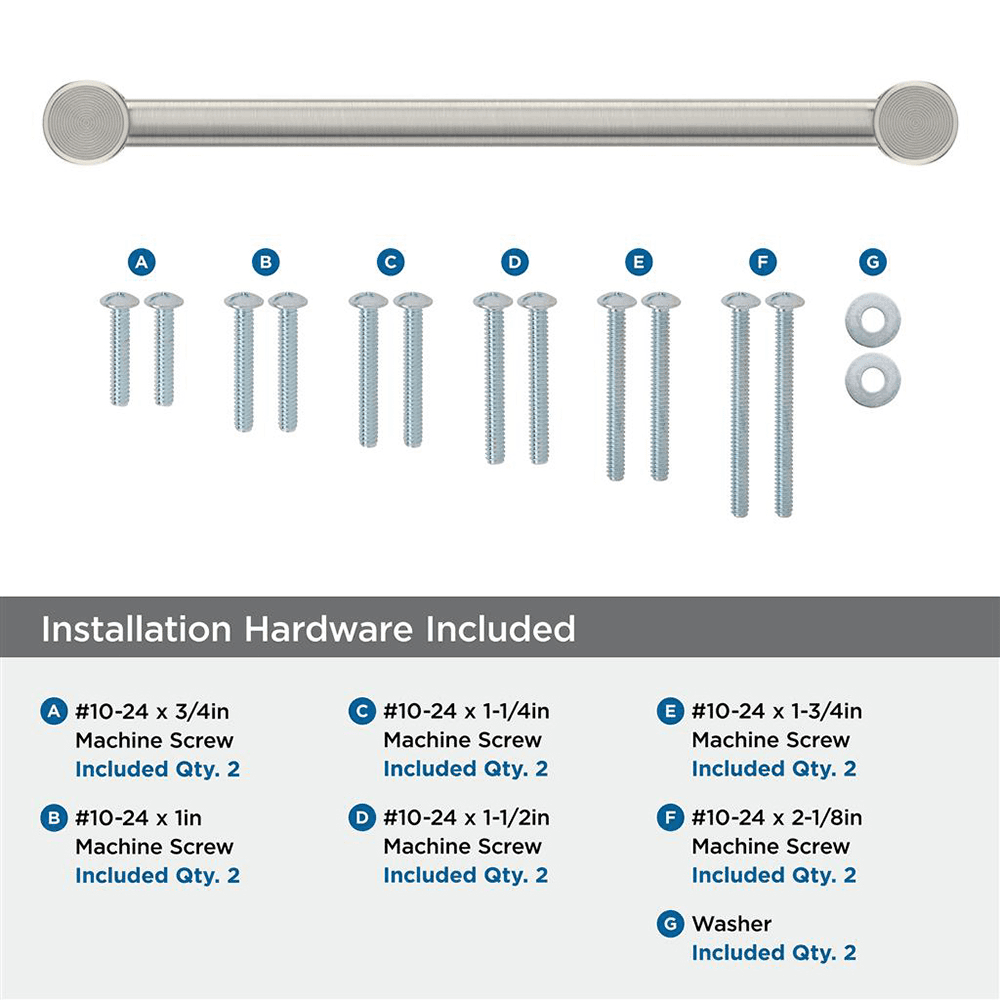 305mm Dupont Circle Appliance Pull, Satin Nickel Alt 2 - Image