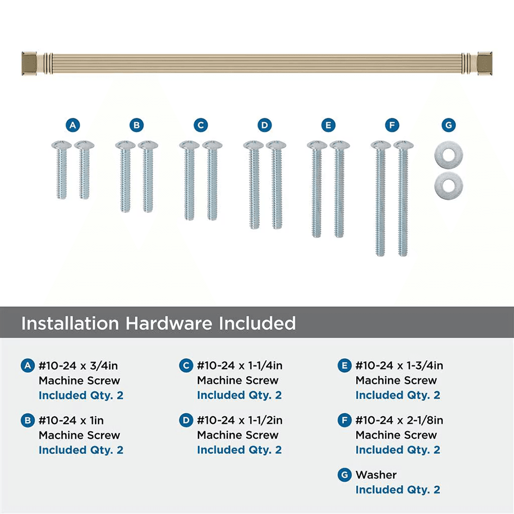 457mm Townsend Appliance Pull, Golden Champagne Alt 2 - Image