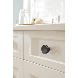 38mm Fairfax Cabinet Knob, Matte Black Alt 4 - Image