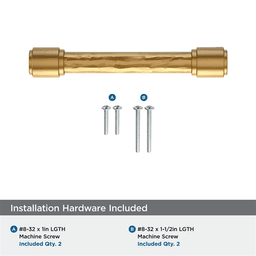 96mm Fairfax Cabinet Pull, Champagne Bronze Alt 2 - Image