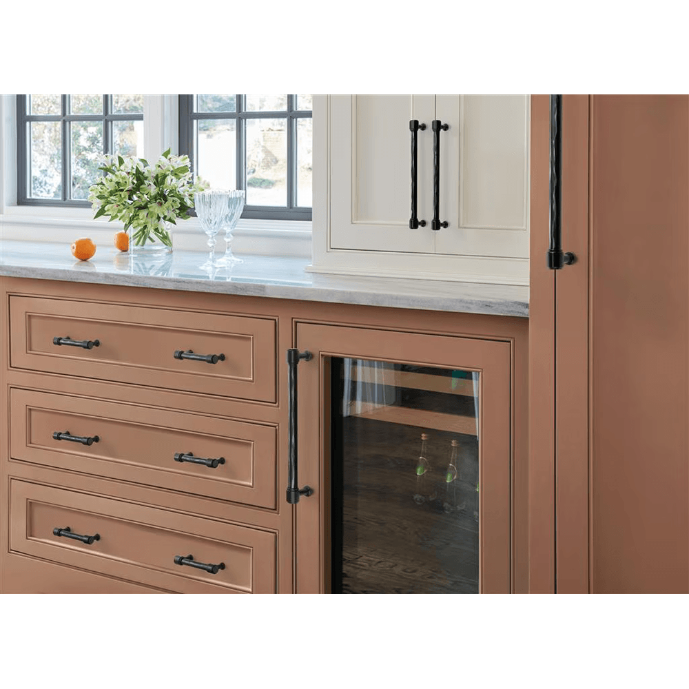 96mm Fairfax Cabinet Pull, Matte Black Alt 3 - Image