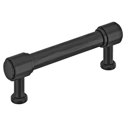96mm Fairfax Cabinet Pull, Matte Black Main - Image