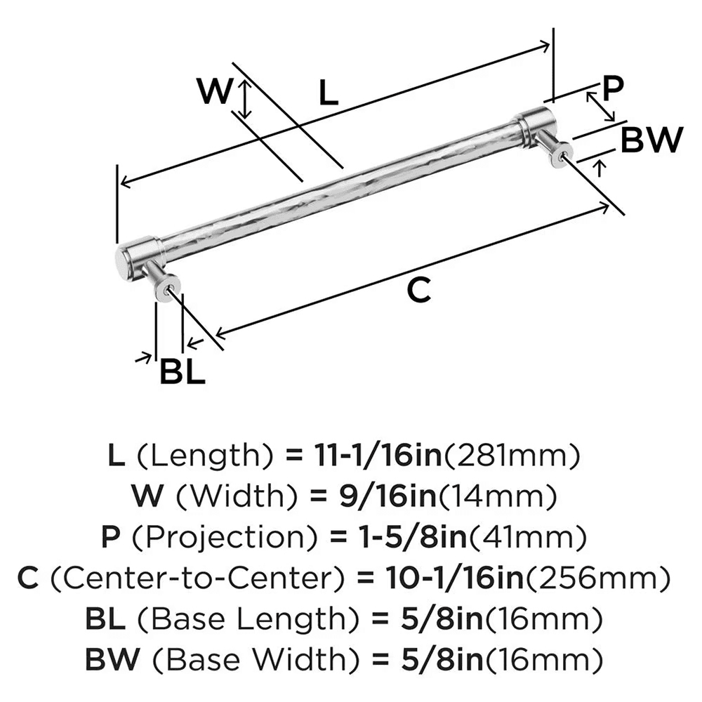224mm Fairfax Cabinet Pull, Golden Champagne Alt 1 - Image