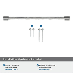 256mm Fairfax Cabinet Pull, Satin Nickel Alt 2 - Image