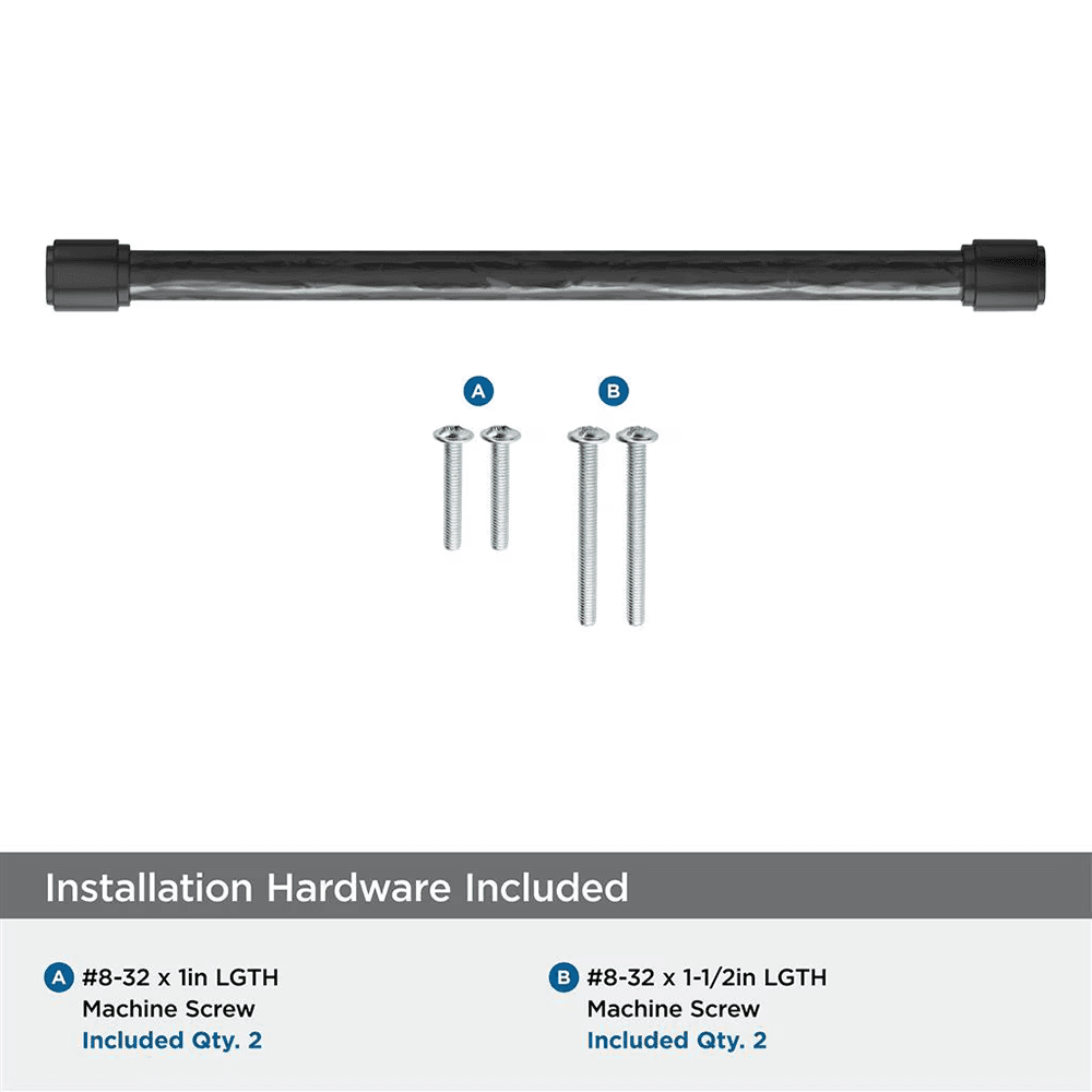 256mm Fairfax Cabinet Pull, Matte Black Alt 2 - Image