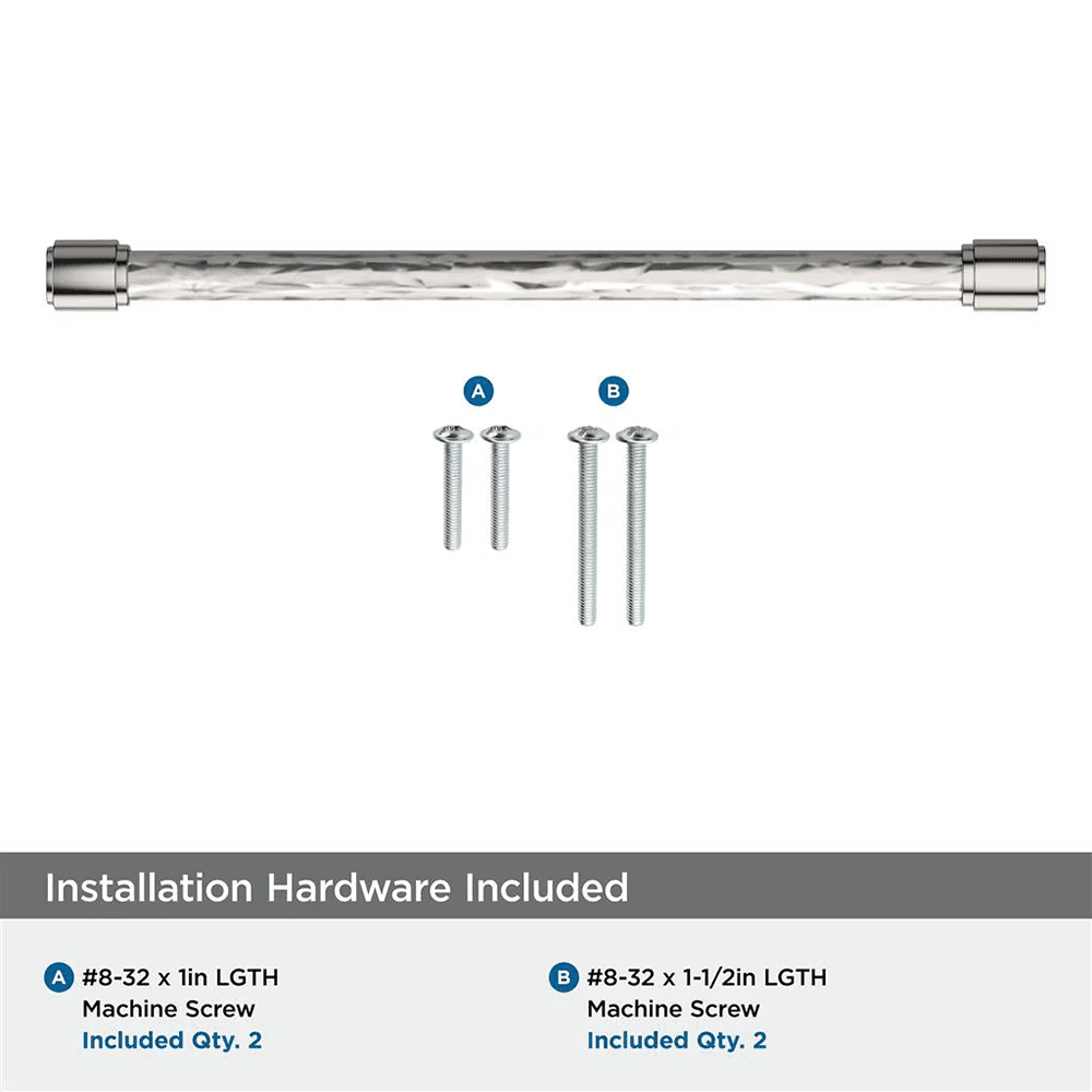 256mm Fairfax Cabinet Pull, Polished Nickel Alt 2 - Image