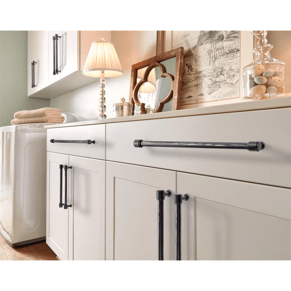 320mm Fairfax Cabinet Pull, Matte Black Alt 4 - Image