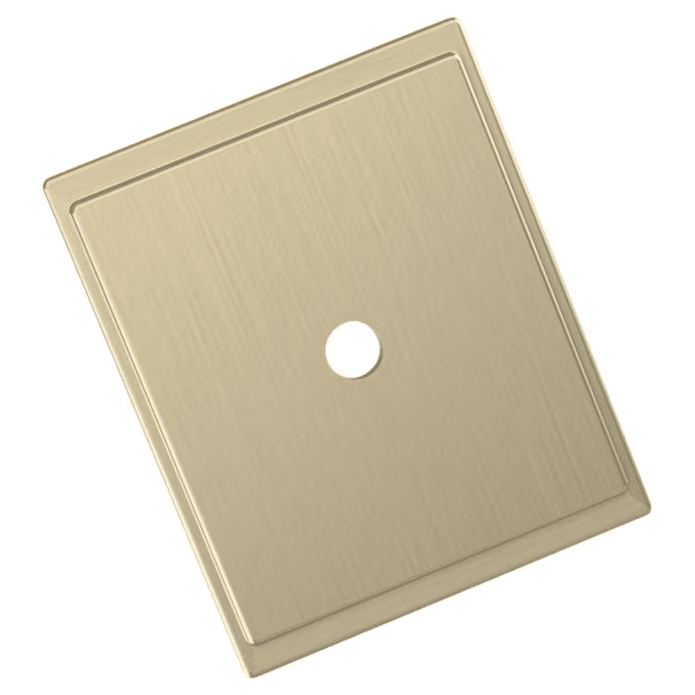 1-5/8" Maymont Knob Backplate, Golden Champagne Main - Image