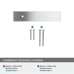 6-5/16" Maymont Pull Backplate, Satin Nickel Alt 2 - Image