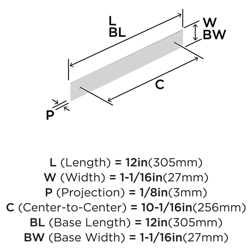 10-1/16" Maymont Pull Backplate, Oil-Rubbed Bronze Alt 1 - Image